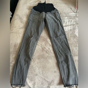 Maternity Gray Skinny Jeans